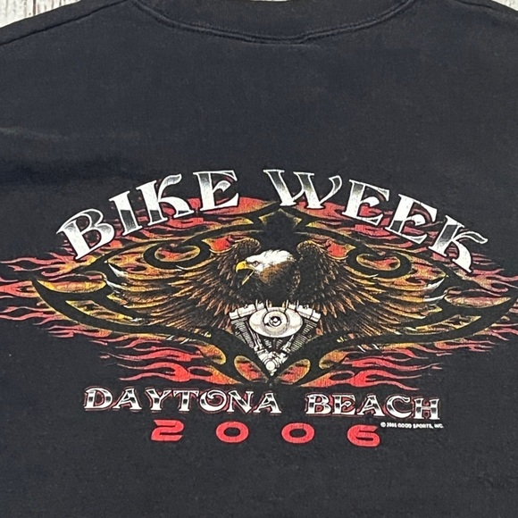 Vintage Daytona Beach Florida Bike Week 2006 Motorcycle Biker Sweatshirt - Picture 6 of 10